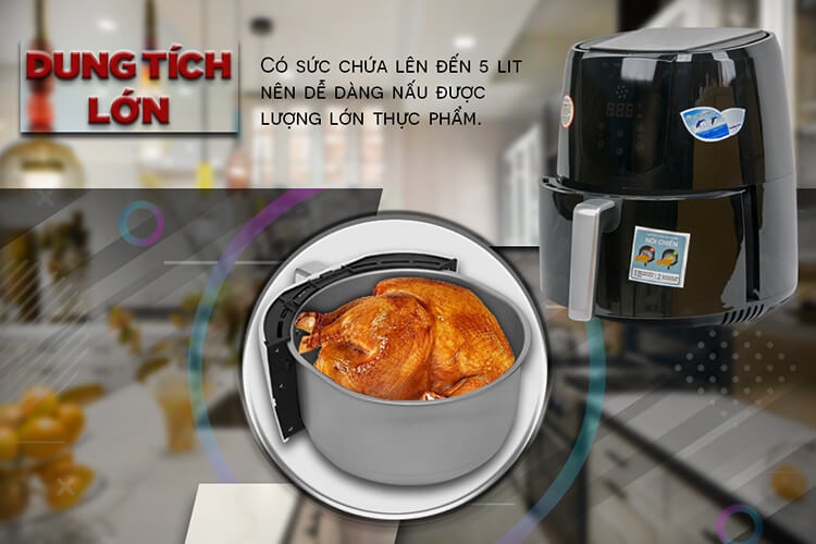 Nồi Chiên Không Dầu Perfect PF-D92 4