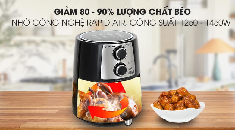 Nồi Chiên Không Dầu Sharp KF-AF42MV-ST (4.2 Lít) 5