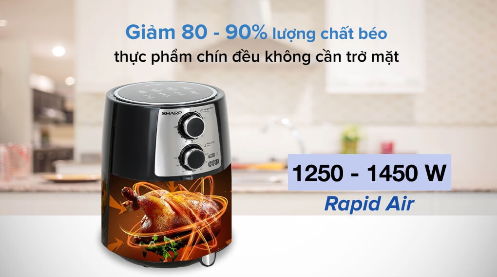 Nồi Chiên Không Dầu Sharp KF-AF42MV-ST (4.2 Lít) 6