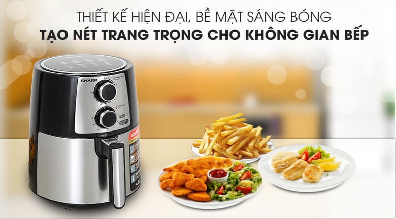 Nồi Chiên Không Dầu Sharp KF-AF42MV-ST (4.2 Lít) 1