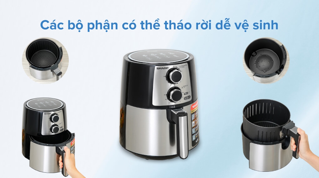 Nồi Chiên Không Dầu Sharp KF-AF42MV-ST (4.2 Lít) 4