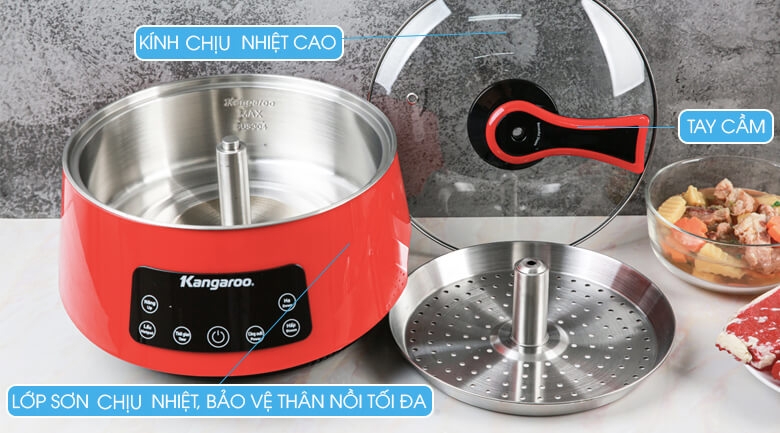 Lẩu Điện Thang Máy Kangaroo KG278 (5.0 Lít) 6