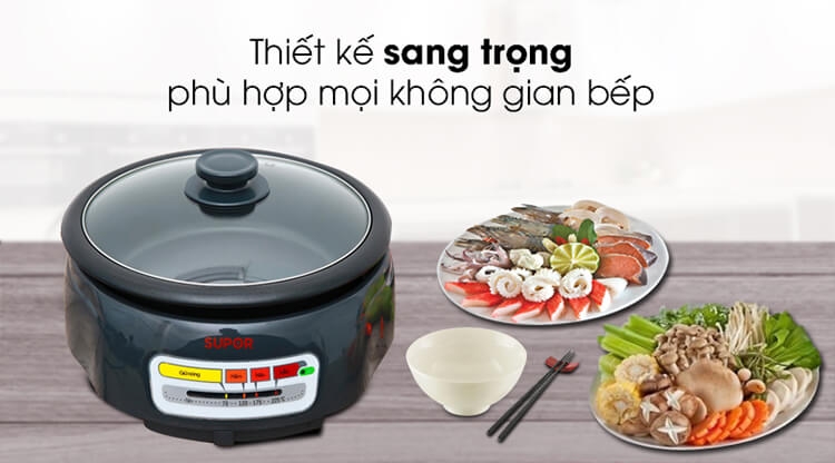 Nồi Lẩu Điện Supor HFK26EVN-130 (4.0 lít) 1