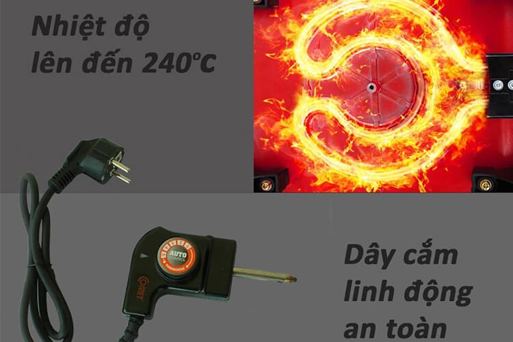 Nồi Lẩu Điện Đa Năng Comet CM7736 (1400W) 3