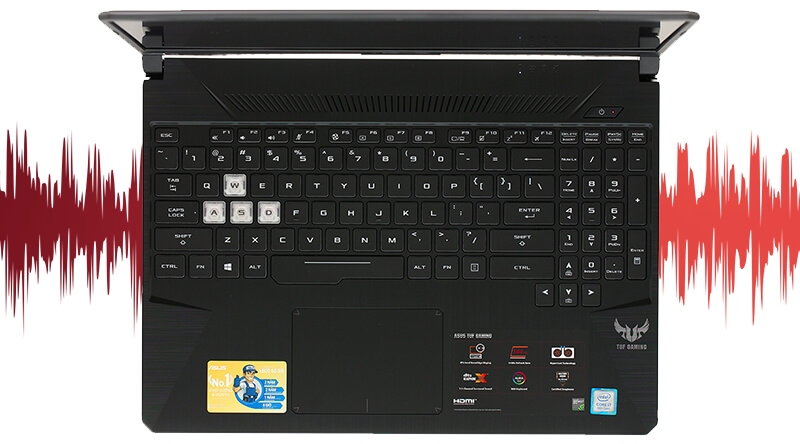 Laptop Asus FX505GM Core i5-8600H, RAM 8GB, SSD 128GB, HDD 1TB, NVIDIA GeForce GTX 1060 6GB 5