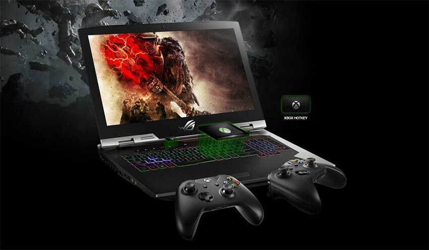 Laptop Asus ROG G703VI-XH74K Core i7-7820HK, RAM 32GB, SSD 512GB, HDD 1TB, NVIDIA GeForce GTX 1080 3