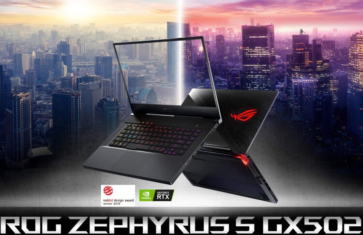 Laptop Asus ROG Zephyrus S GX502GW Core i7-9750H, RAM 16GB, SSD 1TB, NVIDIA GeForce RTX 2070 8 GB 1