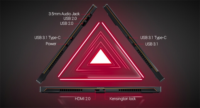 Laptop Asus Zephyrus S GX531GX Core i7-8750H, RAM 16GB, SSD 512GB, GeForce RTX 2080 Max Q 4
