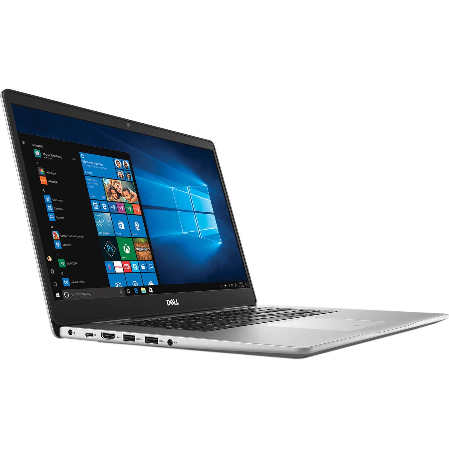 Laptop Dell Inspiron 7570 Core i5-8250U, Ram 8GB, SSD 128 + HDD 1TB, Nvidia MX130, 15.6 Inch FHD