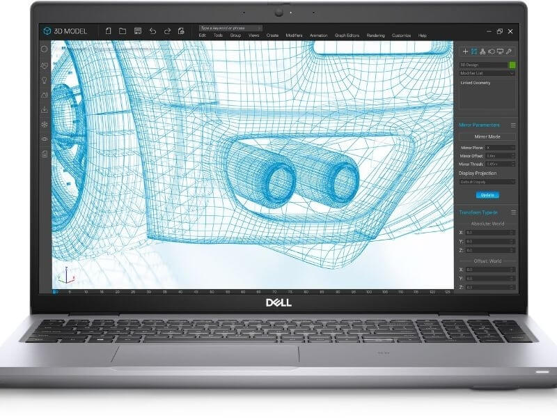 Laptop Dell Precision 3561 Core i7-11800H, Ram 16GB, SSD 512GB, 15.6 Inch FHD, Nvidia T600