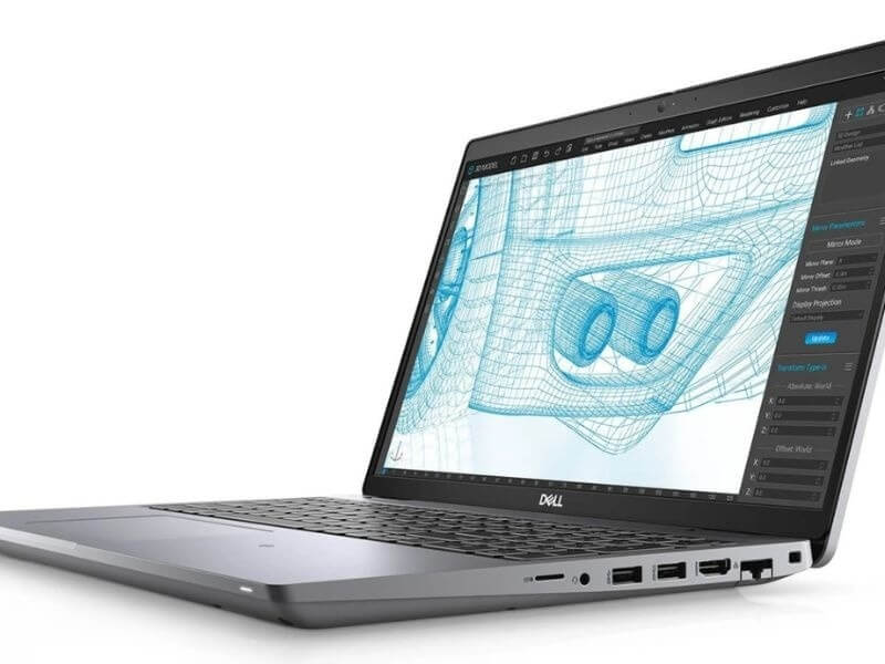 Laptop Dell Precision 3561 Core i7-11800H, Ram 16GB, SSD 512GB, 15.6 Inch FHD, Nvidia T600