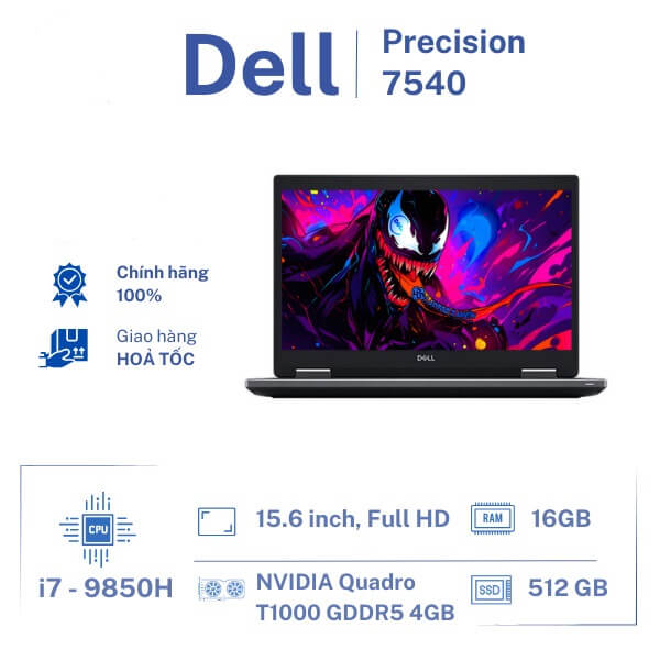 Laptop Dell Precision 7540