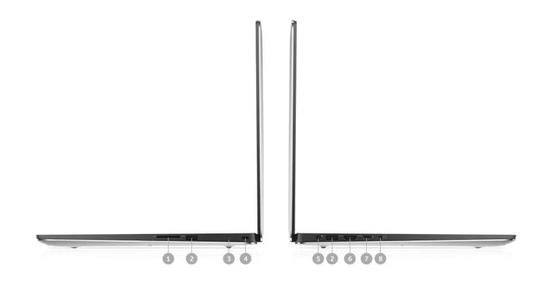 Laptop Dell XPS 15 9560 i7-7700HQ, RAM 16GB, SSD 512GB, 15.6 Inch FHD