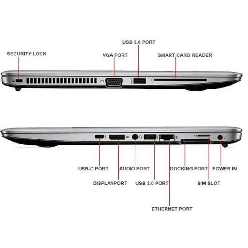 Laptop HP Elitebook 840 G3 Core i5-6200U, Ram 8GB, SSD 256GB, 14 inch FHD