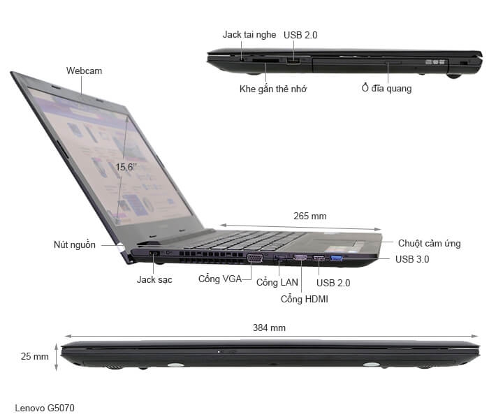 Laptop Lenovo G5070