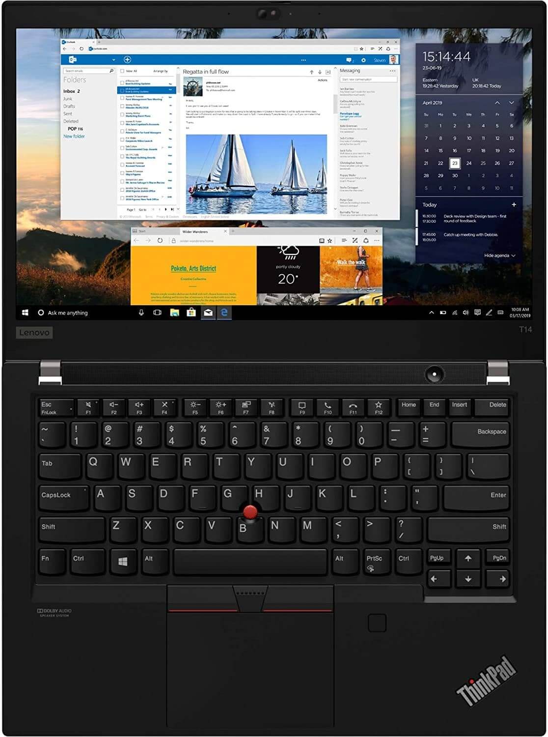 Laptop Lenovo Thinkpad T14 Gen 1 Core i7-10510U, Ram 16GB, SSD 256GB, 14 Inch FHD