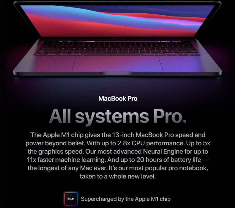 Apple Macbook Pro 2020 M1 - 13 Inchs (Apple M1/ 8GB/ 256GB) 1