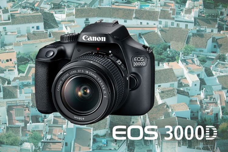 Máy Ảnh Canon EOS 3000D + Lens EF-S 18 - 55mm III 1
