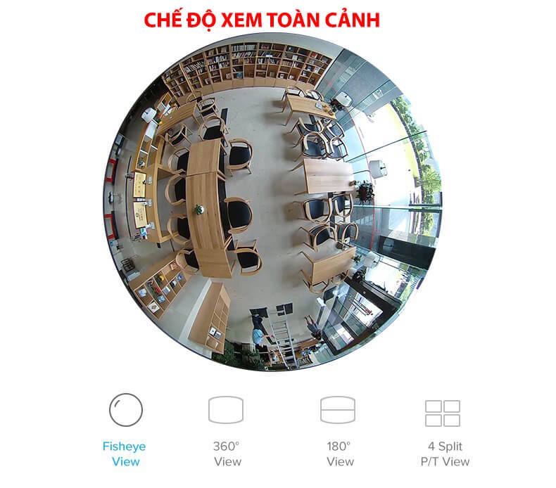 Camera Wifi không dây mắt cá 360 EZVIZ C6P CS-CV346-A0-7A3WFR 2