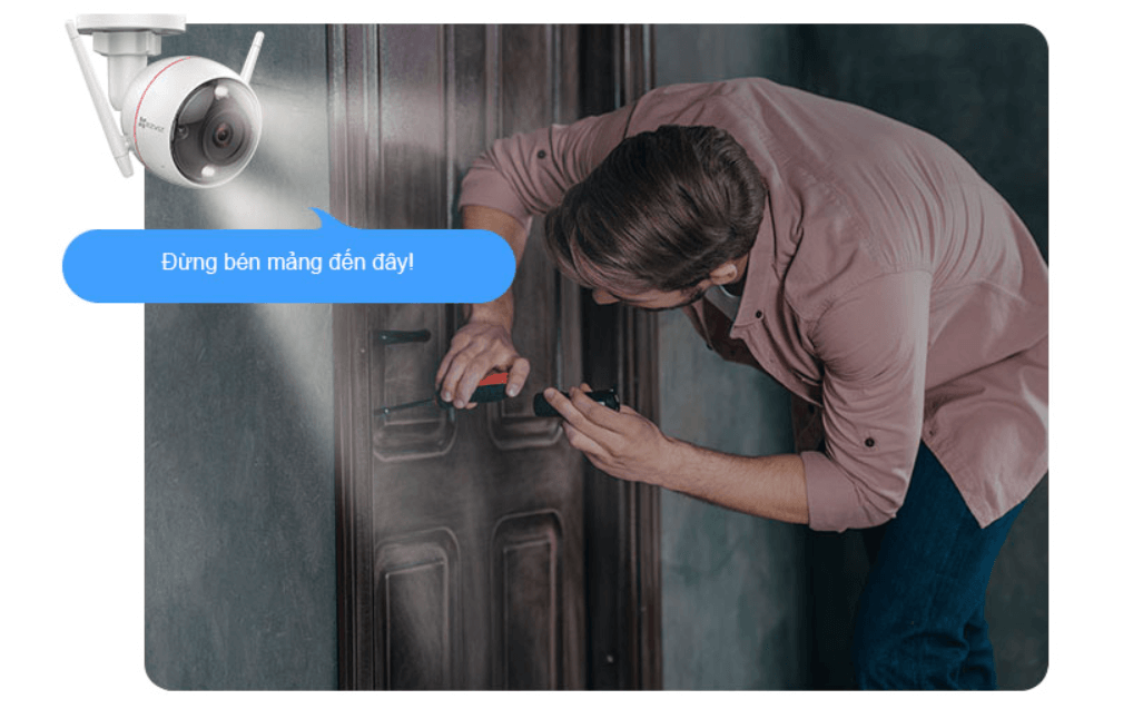 Camera IP Wifi Ngoài Trời EZVIZ C3W Pro Color Night Bản 2MP 6