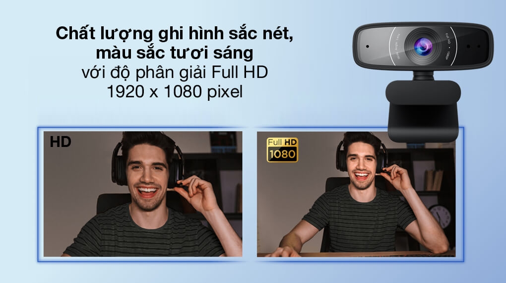 Webcam Asus C3 FullHD 1080p 2