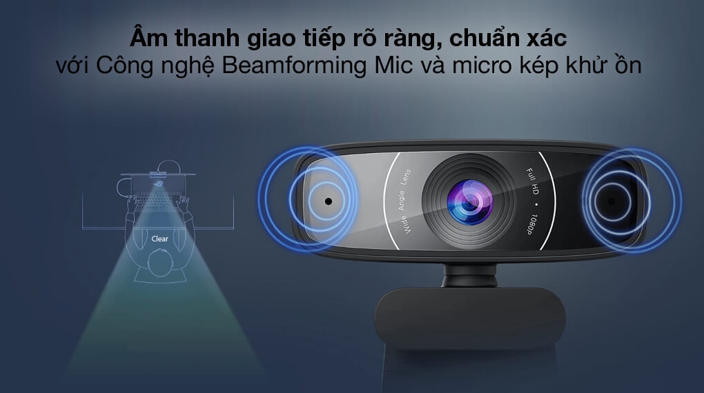 Webcam Asus C3 FullHD 1080p 4