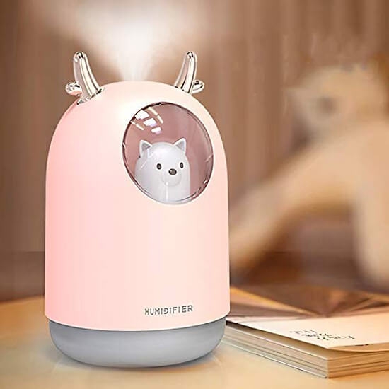 Máy Khuếch Tán Tinh Dầu Phun Sương Tạo Ẩm Cho Căn Phòng Con Hươu Dễ Thương M106