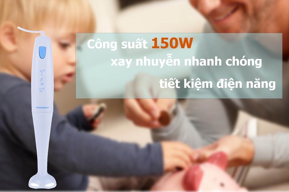 Máy Xay Sinh Tố Cầm Tay Daewoo DEB-JZ150 1