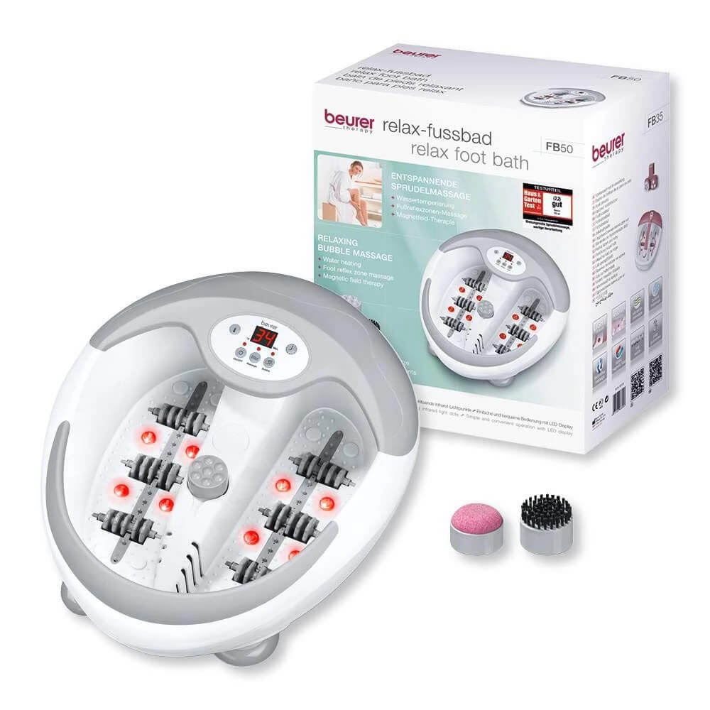Bồn Ngâm Chân Massage 8 Đèn Hồng Ngoại Beurer FB50
