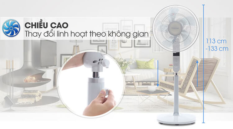 Quạt Đứng Toshiba F- LSA20(W)VN (60W) 10