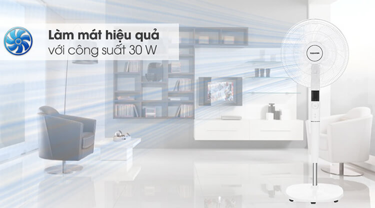Quạt Đứng Toshiba F-LSD30(W)VN 6