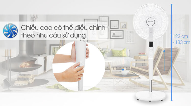 Quạt Đứng Toshiba F-LSD30(W)VN 2