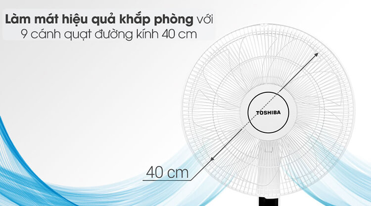 Quạt Đứng Toshiba F-LSD30(W)VN 3