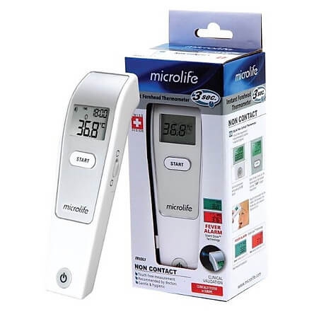 Nhiệt Kế Điện Tử Hồng Ngoại Đo Trán Microlife FR1MF1
