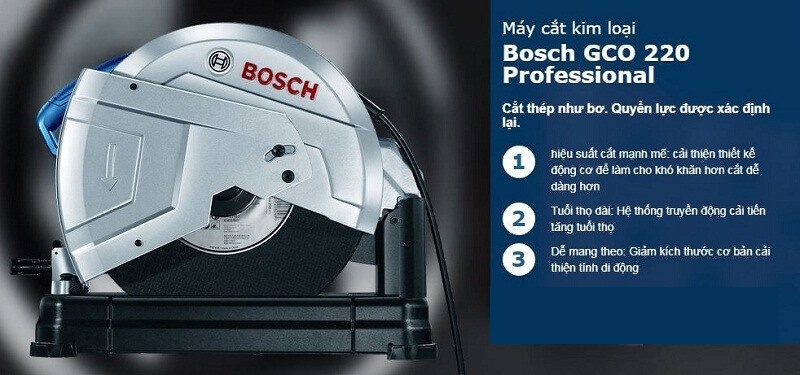 Máy cắt sắt Bosch GCO 220 1