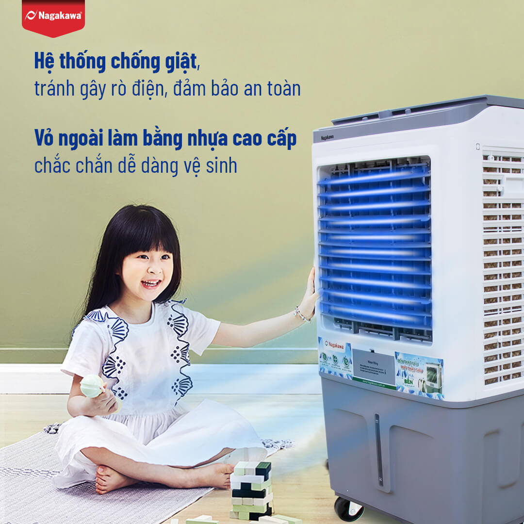 Máy Làm Mát Không Khí Nagakawa NFC999 (150W) - Hàng Chính Hãng