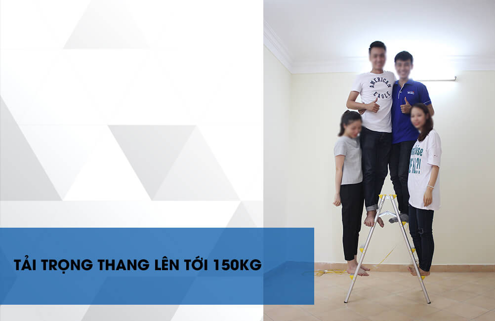 Thang Nhôm Gấp Chữ A Nikawa NKD-05 - 5 Bậc - 1.26 Mét 6