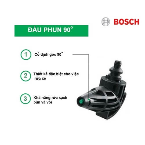 Đầu Phun Bosch 90 Độ Aquatak