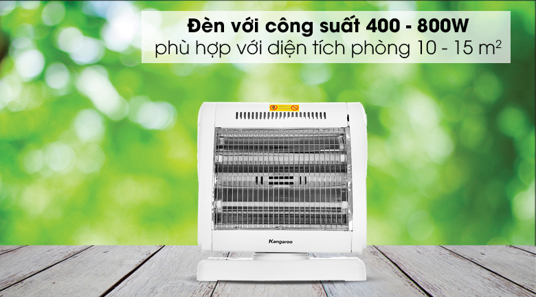 Đèn Sưởi Kangaroo KG1018C (800W)