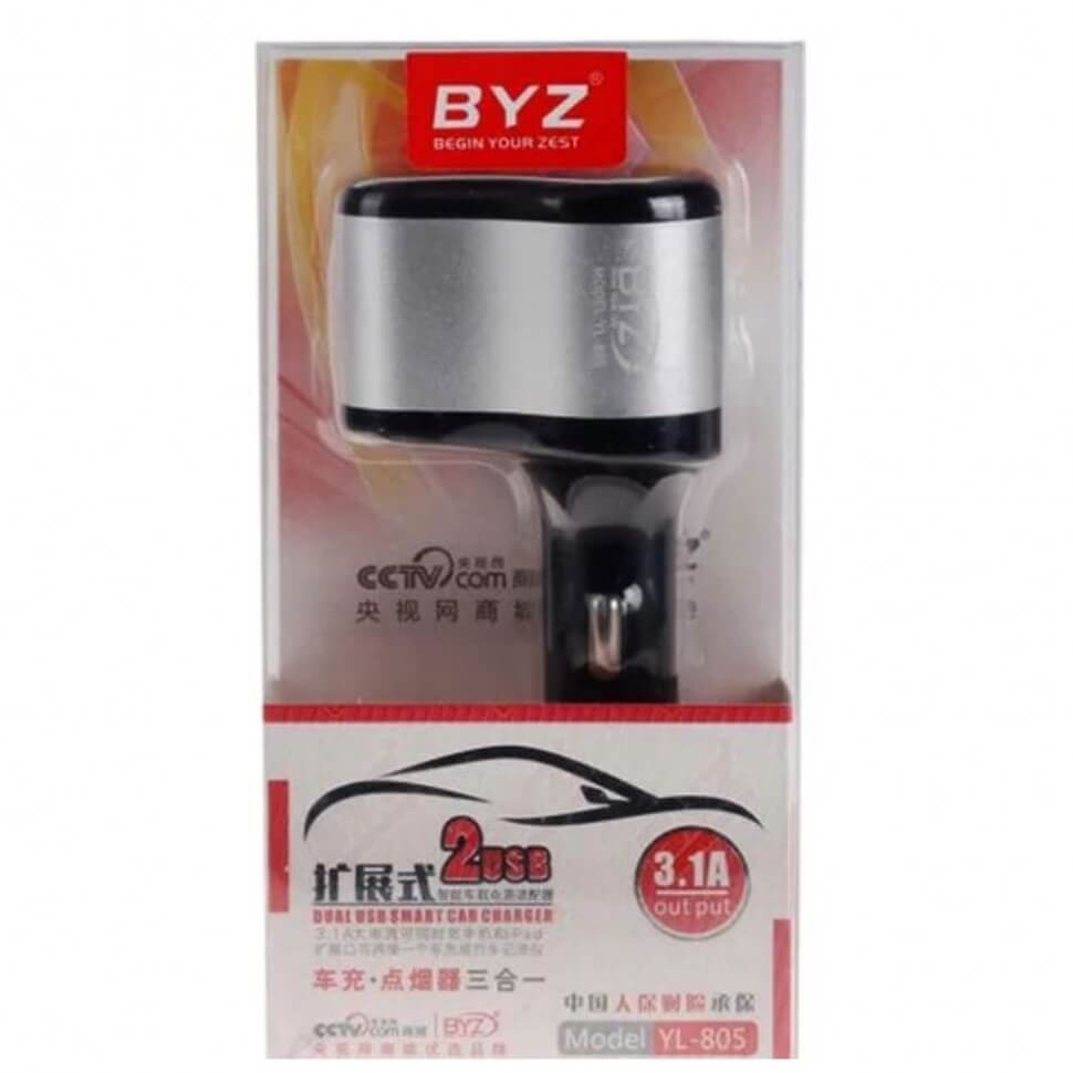 Tẩu Sạc Ô Tô BYZ 2 Cổng YL805