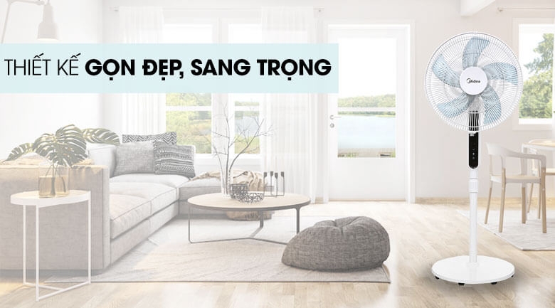 Quạt đứng Midea FS40-19PRD - Hàng Chính Hãng 1