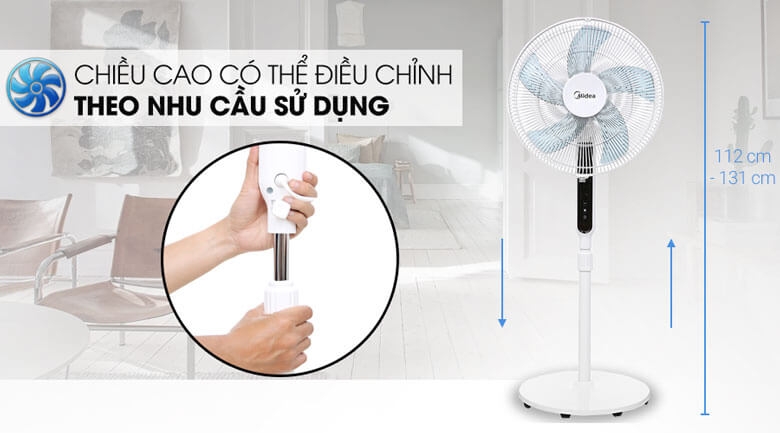 Quạt đứng Midea FS40-19PRD - Hàng Chính Hãng 2