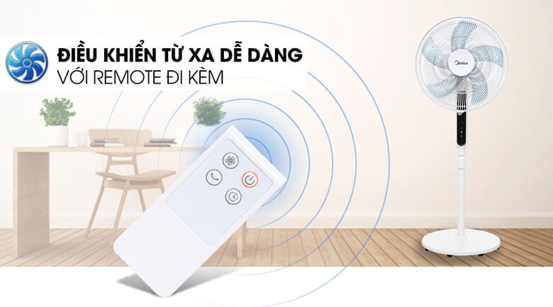 Quạt đứng Midea FS40-19PRD - Hàng Chính Hãng 6