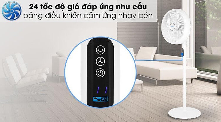 Quạt đứng AC DC inverter ASF01D145 16W