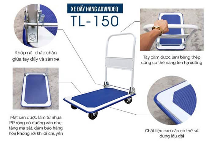 Xe Đẩy Hàng ADVINDEQ TL-150 (150kg)