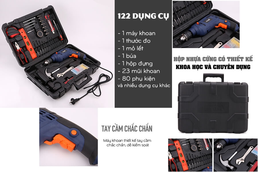 Bộ Máy Khoan Động Lực Nikawa NK-ID122 1