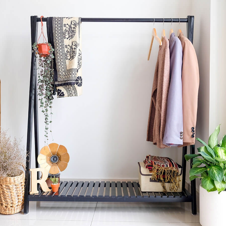 Giá Treo Quần Áo Gỗ 1 Tầng Size L A Hanger 1FL Nội Thất Kiểu Hàn BEYOURs 1
