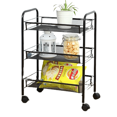 Kệ Đa Năng 3 Tầng Di Động Bánh Xe 360 Tiện Dụng Phong Cách Hiện Đại