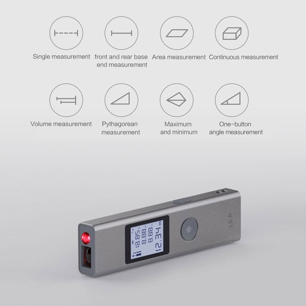 Máy Đo Khoảng Cách Xiaomi Laser DUKA LS-P 5