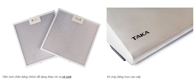 Máy Hút Khói Khử Mùi Bếp 7 Tấc TAKA TK-HC270S 4